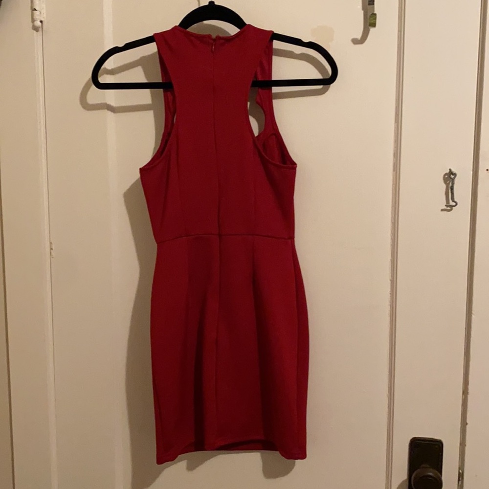 Red mini dress - Picture 4 of 5